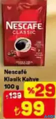 NESCAFE KLASİK KAHVE 100 G NESCAFE KLASİK KAHVE 100 G